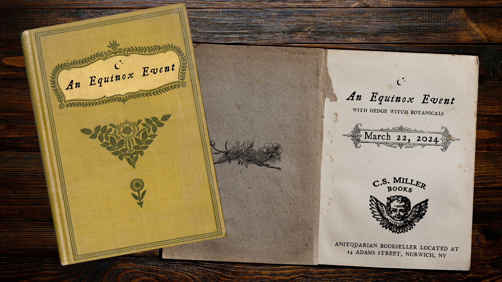 Save the Date! C.S. Miller Books Hosting Spring Equinox Event with HWB