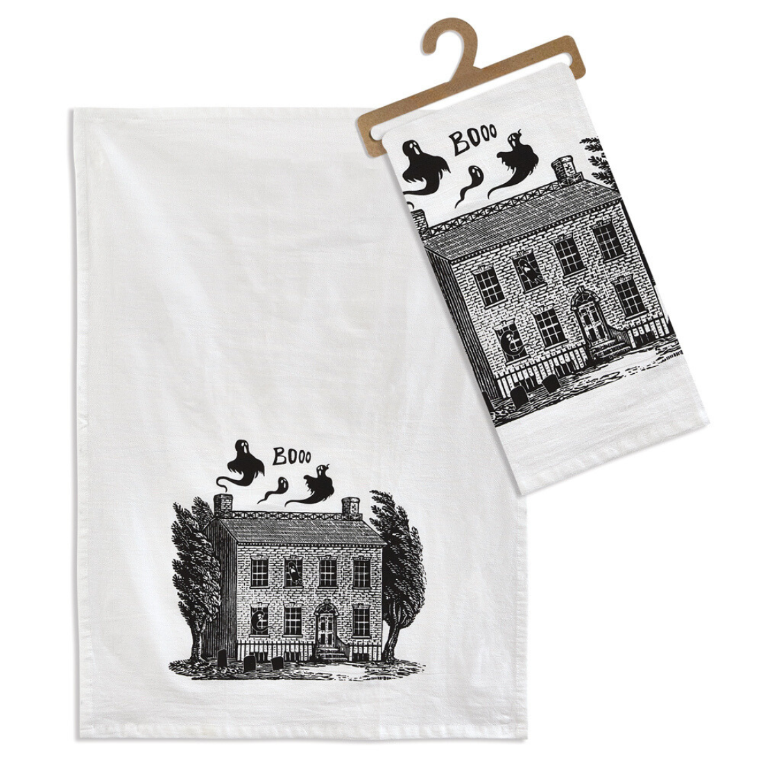 Haunted House Tea Towels